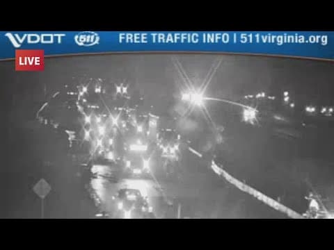 I-95 lanes shut down due to tractor trailer fire