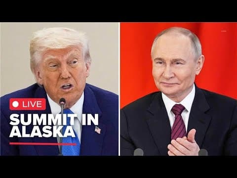 LIVE: Trump, Putin arrive for summit in Alaska