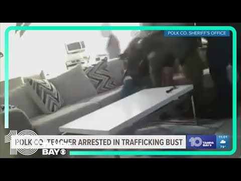 Polk County teacher arrested in trafficking bust