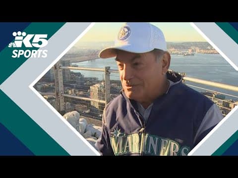 Mariners flag raised on top of Space Needle ahead of ALCS Game 3