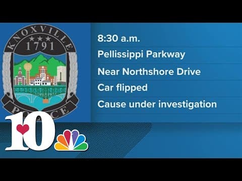 KPD: Woman dead after single-car crash on Pellissippi Pkwy near Northshore Drive