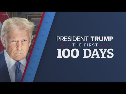 Trump hits 100-day milestone, often used to evaluate presidency