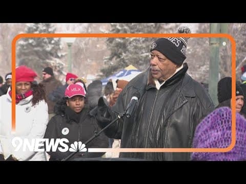 Hundreds still show up to MLK Marade despite frigid weather in Denver