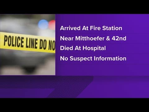 Person dies after arriving at east side fire station with gunshot wound