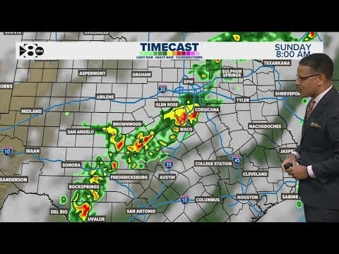 DFW Weather: Weekend rain forecast for North Texas