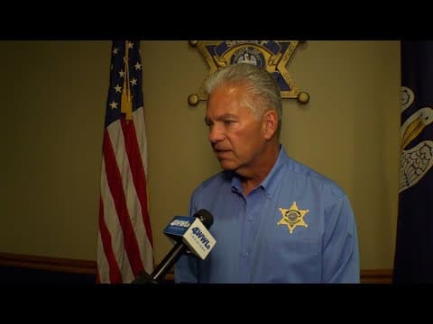 Sheriff Pohlmann on St. Bernard 8th grader that accidently fatally shot himself