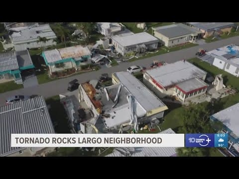 Tornado rocks Largo neighborhood, leaving residents to pick up the pieces