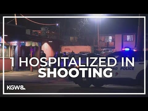 1 hospitalized after shooting in Southeast Portland