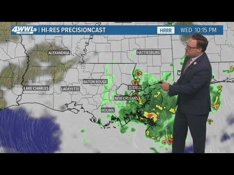 New Orleans Weather: Rounds of rain from Gulf disturbance arrive