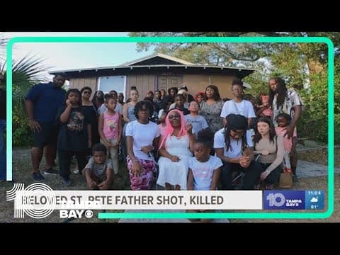 'You took our world from us': Loved ones mourn St. Pete father of 6 killed in shooting