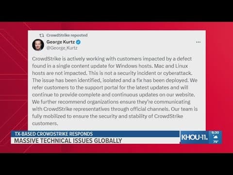 KHOU 11 team coverage of overnight and early morning outages