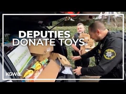 Washington County Sheriff's Office donates to KGW's Great Toy Drive