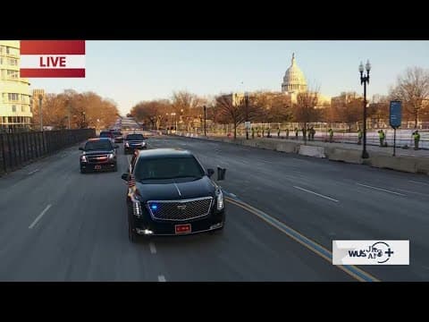 President Trump is on his way to Capital One Arena