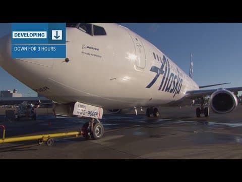 Alaska Airlines grounds flights due to software issue
