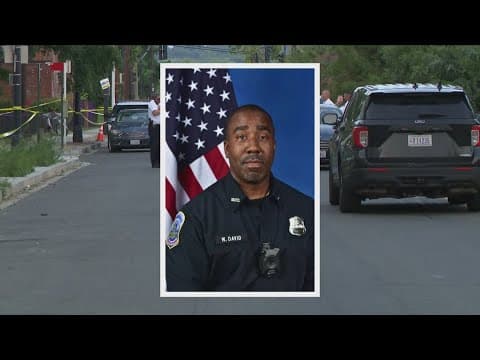 Community vigil planned for Monday for fallen DC officer