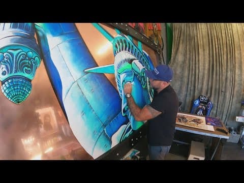 Noblesville artist paints tribute to 9/11 victims