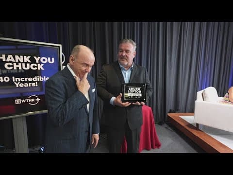 WTHR studio named in honor of meteorologist Chuck Lofton