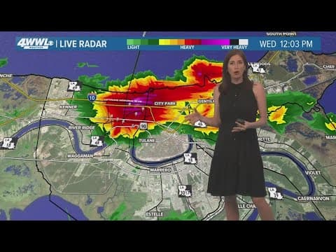 New Orleans Weather: Scattered storms on Wednesday help with the heat