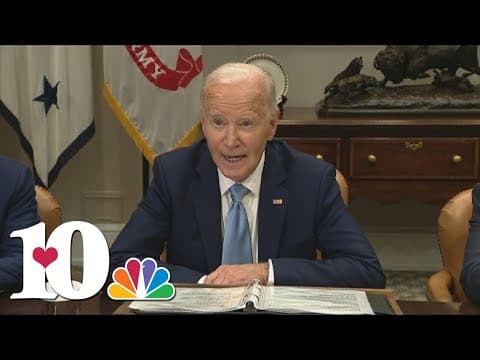 President Joe Biden visits North Carolina to see damage from Helene