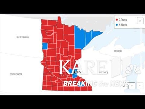 Trump lost Minnesota, but 4 counties flip to red