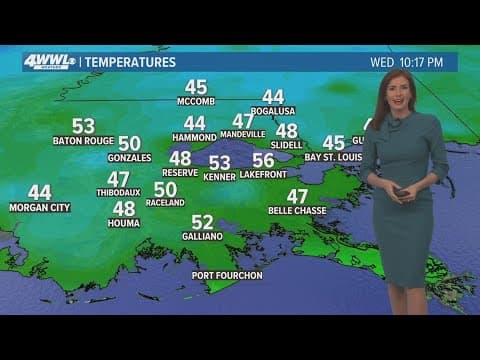 Colder air is moving in