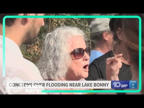 Residents near Lake Bonny are upset over flooding in their neighborhoods