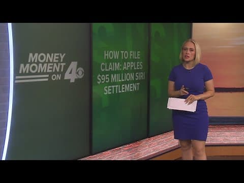 Money Moment on 4| How to file claim: Apple's $95M Siri settlement