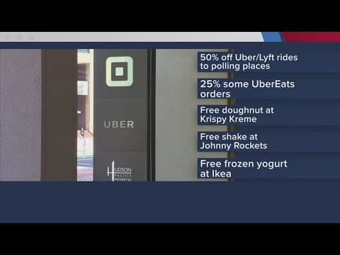 Trending: Companies offering deals and discounts on Election Day