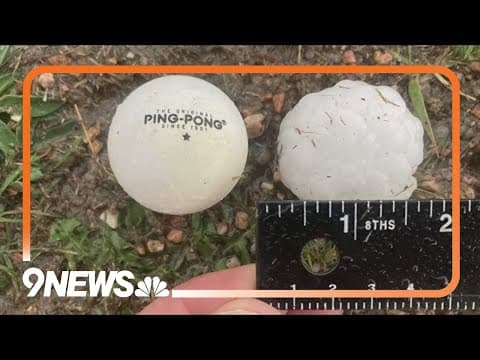 Here's why Colorado has seen unusually large hail