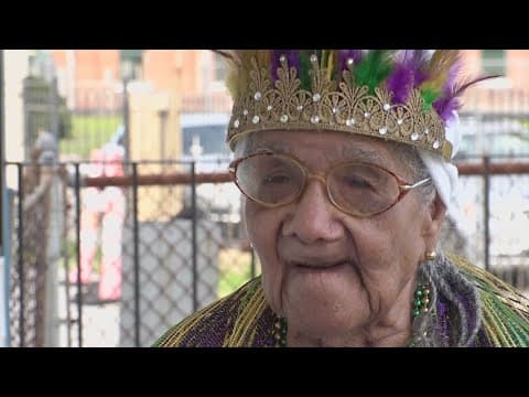 Woman has been around for 100 Mardi Gras celebrations