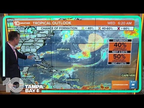Tracking the Tropics: Disturbance in the Atlantic could develop into something more