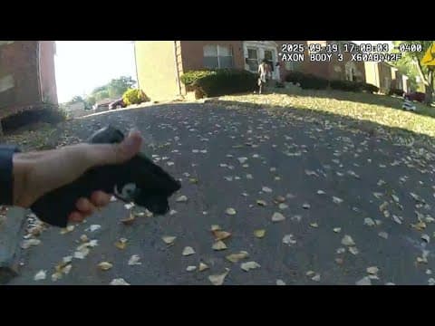 Bodycam video shows shooting involving officer after man flees traffic stop in southeast Columbus
