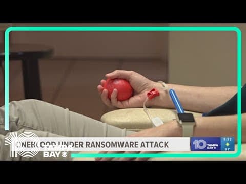 Software ransomware attack hits OneBlood donation center