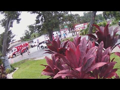 First responders rush to save girl swept into storm drain in Sarasota