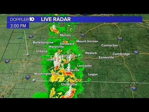 Storms move through Ohio: Doppler 10 Weather team update on threats & timing