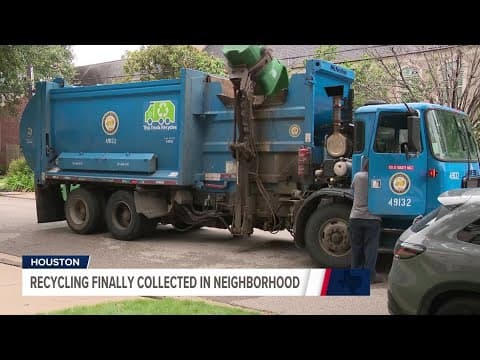 We're finally starting to see results in the Houston recycling delay | Texas News Now