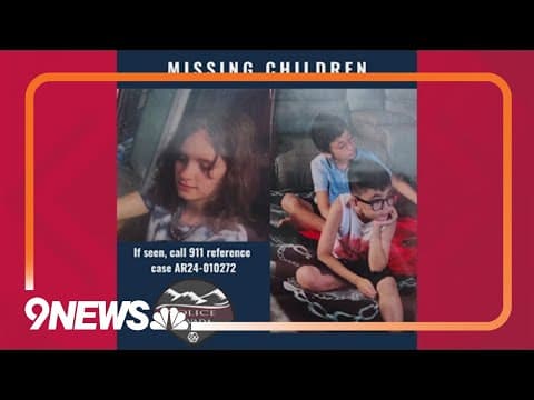 Arvada Police searching for 3 missing children