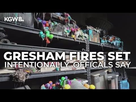 Gresham fires set intentionally damage lodge and church