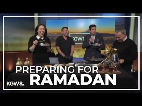 Enjoying suhoor before sunrise of the first day of Ramadan with DarSalam restaurant