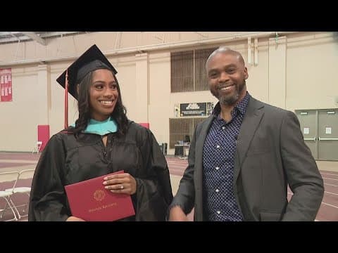 Man wrongfully imprisoned for 27 years gets to see his daughter graduate