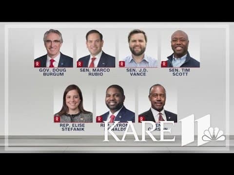 Trump running mate search heats