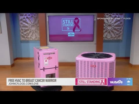 John C. Flood's Wrap Your Home in Love contest is giving away a free HVAC Unit to a Breast Cancer Wa