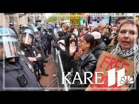 Police arrest dozens of pro-Palestinian protesters at Columbia, including congresswoman's daughter