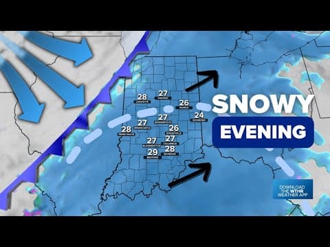Weather Impact Alert | Central Indiana snowstorm update at 2 p.m. | Jan. 10, 2025