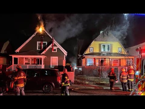 Fire causes significant damage to 2 homes on Indy's near north side