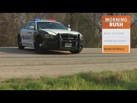 Expect more police officers on Dallas roads next week