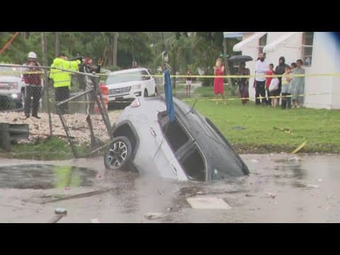 Flooding rains in parts of southern Florida