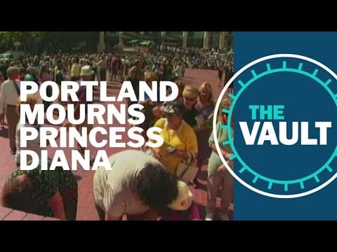 Portlanders pay respects to the late Princess Diana in 1997 | KGW Vault