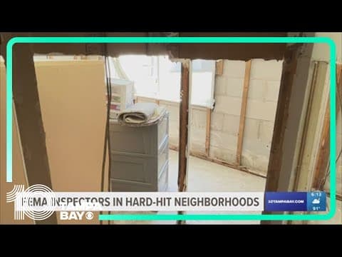 FEMA inspectors, staff a welcome sight in Tampa Bay areas flooded by Idalia, homeowner says