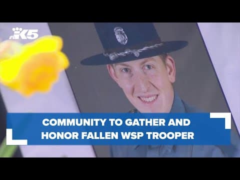 Community will come together to honor fallen WSP trooper